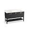 Kohler 60 in. Bathroom Vanity Cabinet With Sinks And Quartz Top in Ferrous Grey 35028-DWG - alternate 1